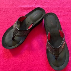 Coach Flip Flops